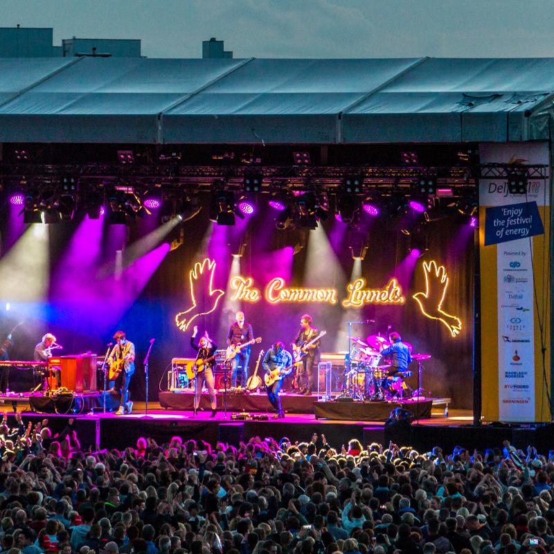 Optreden van de Common Limits op het hoofdpodium van DelfSail