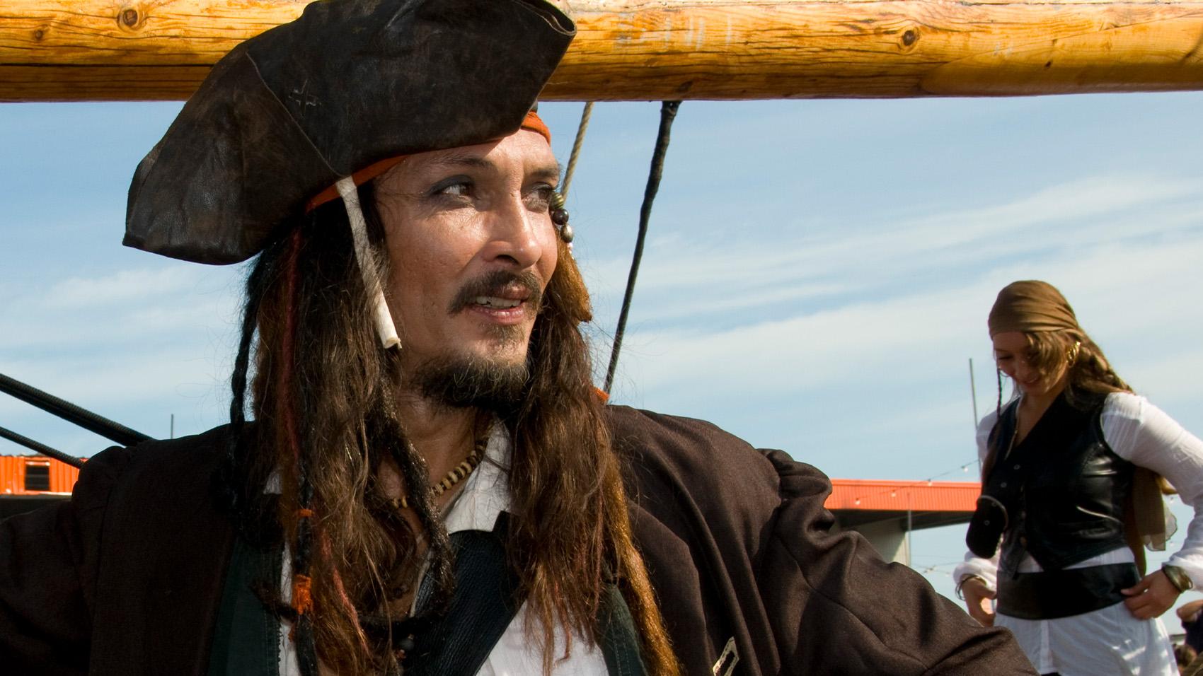 Een warm welkom van piraten