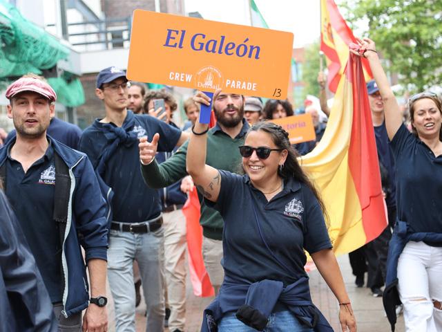 Crew van de El Galeón