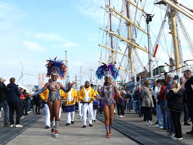 Swingende muziek maakt de sfeer compleet
