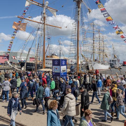 Publiek op DelfSail 2024