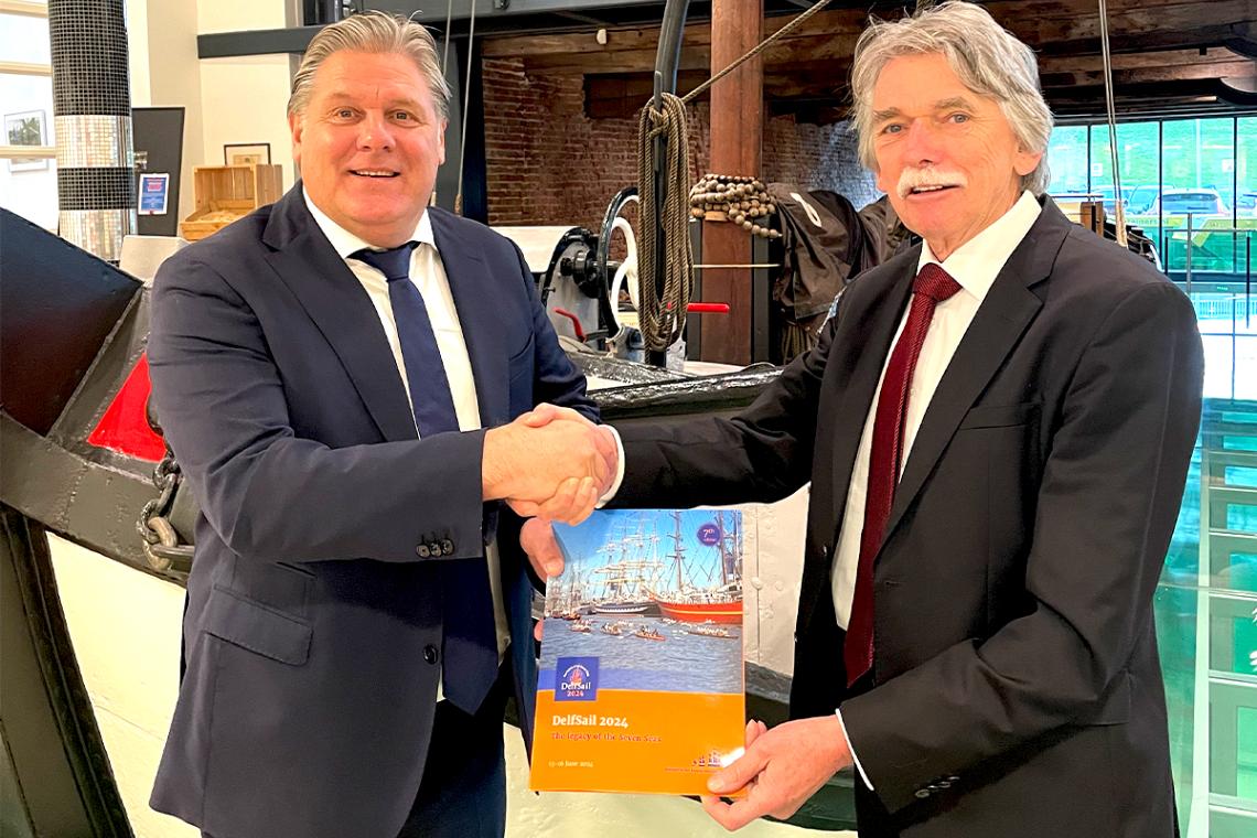 Ben Haverkort en bestuursvoorzitter Gerard Beukema