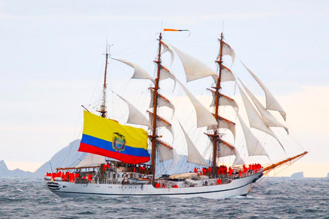 Tall Ship Guayas uit Ecuador